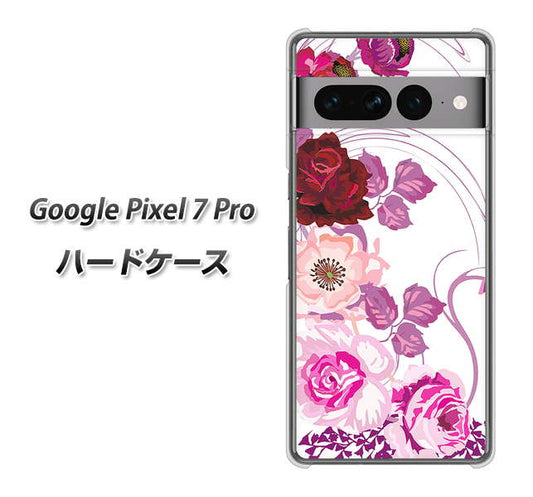 Google Pixel 7 Pro 高画質仕上げ 背面印刷 ハードケース【116 ６月のバラ】