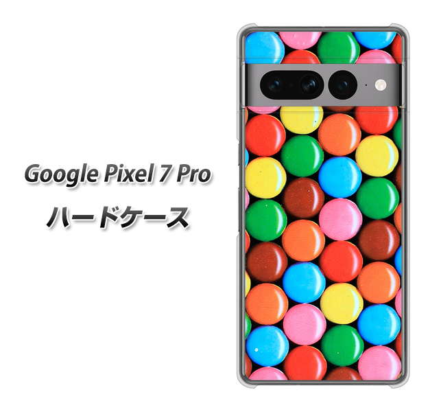 Google Pixel 7 Pro 高画質仕上げ 背面印刷 ハードケース【448 マーブルチョコ】