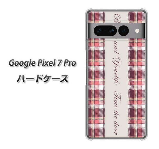 Google Pixel 7 Pro 高画質仕上げ 背面印刷 ハードケース【518 チェック柄besuty】
