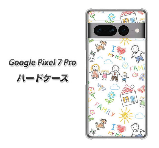 Google Pixel 7 Pro 高画質仕上げ 背面印刷 ハードケース【709 ファミリー】