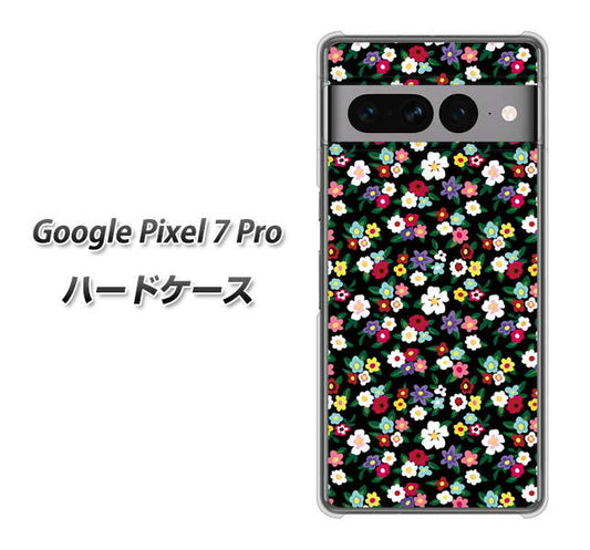 Google Pixel 7 Pro 高画質仕上げ 背面印刷 ハードケース【778 マイクロリバティプリントBK】