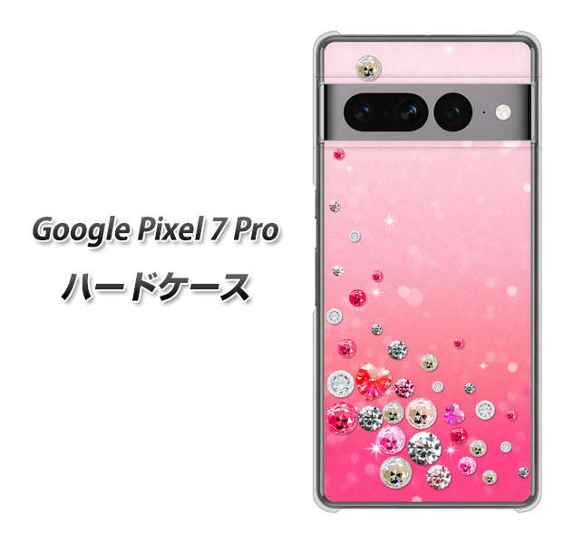 Google Pixel 7 Pro 高画質仕上げ 背面印刷 ハードケース【SC822 スワロデコ風プリント】