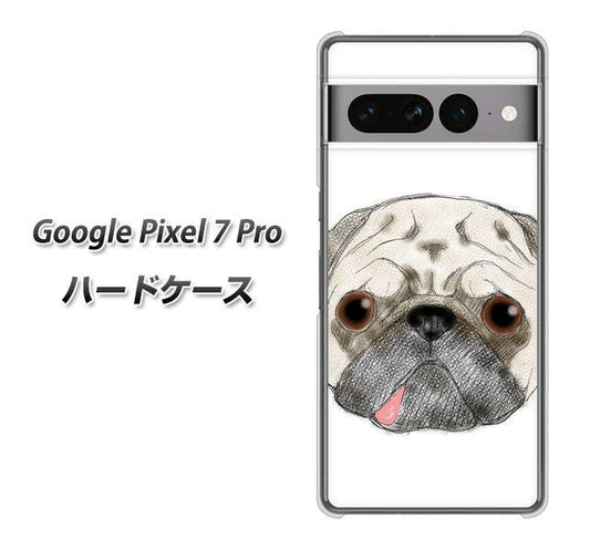 Google Pixel 7 Pro 高画質仕上げ 背面印刷 ハードケース【YD855 パグ01】