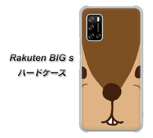 楽天モバイル Rakuten BIGs 高画質仕上げ 背面印刷 ハードケース【349 りす】
