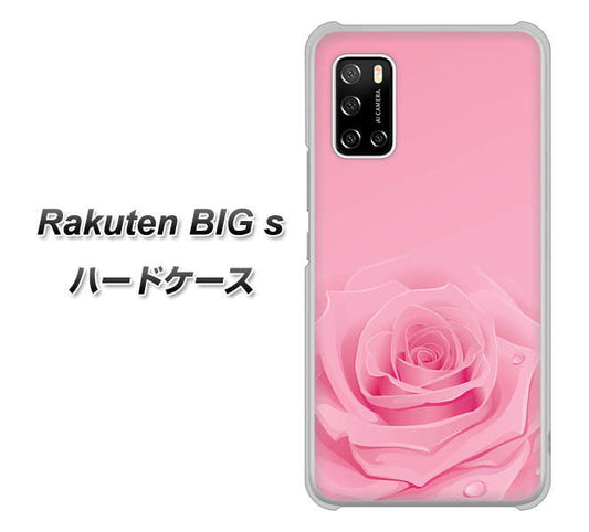 楽天モバイル Rakuten BIGs 高画質仕上げ 背面印刷 ハードケース【401 ピンクのバラ】
