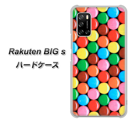 楽天モバイル Rakuten BIGs 高画質仕上げ 背面印刷 ハードケース【448 マーブルチョコ】