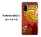 楽天モバイル Rakuten BIGs 高画質仕上げ 背面印刷 ハードケース【AB821 黒田官兵衛 シルエットと家紋】