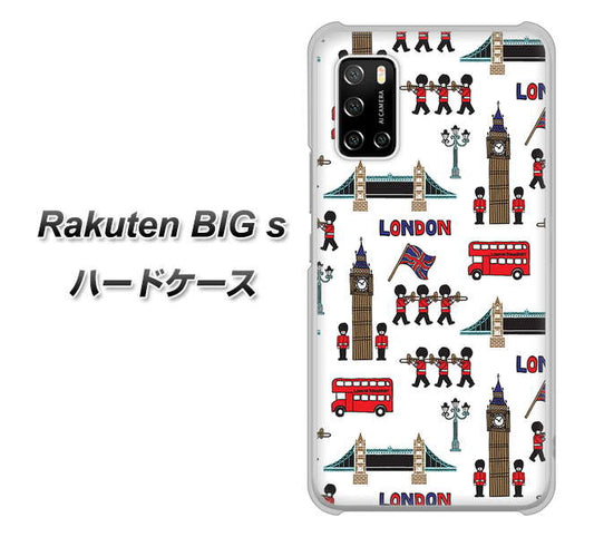 楽天モバイル Rakuten BIGs 高画質仕上げ 背面印刷 ハードケース【EK811 ロンドンの街】