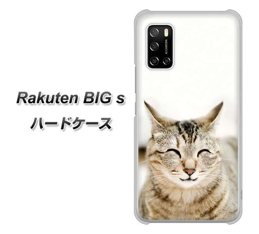 楽天モバイル Rakuten BIGs 高画質仕上げ 背面印刷 ハードケース【VA801 笑福ねこ】