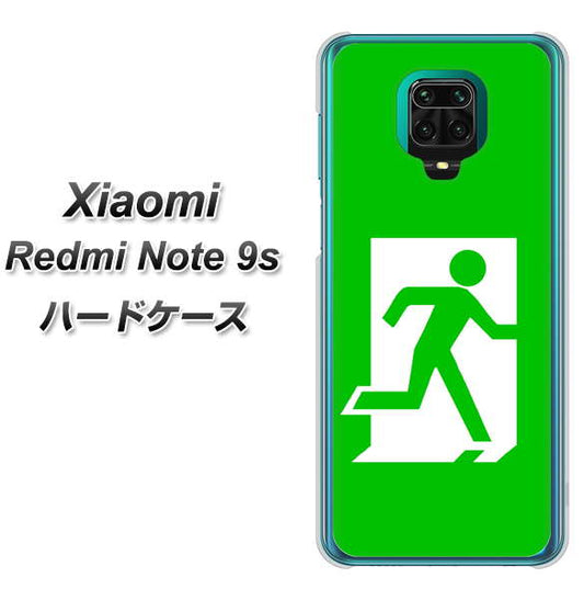 Xiaomi（シャオミ）Redmi Note 9s 高画質仕上げ 背面印刷 ハードケース【163 非常口】