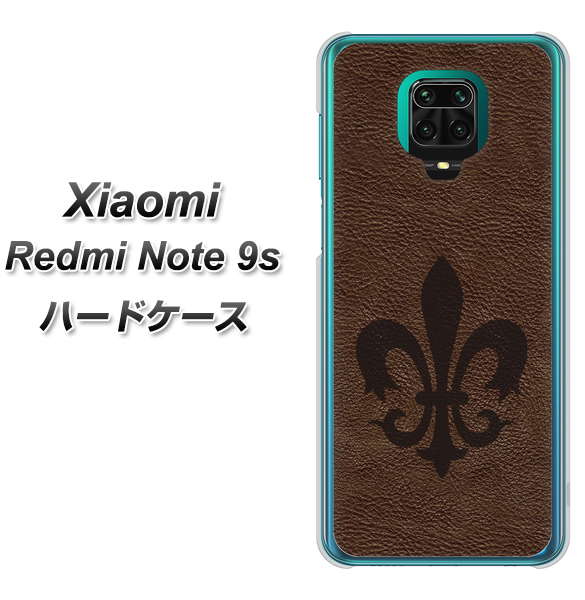 Xiaomi（シャオミ）Redmi Note 9s 高画質仕上げ 背面印刷 ハードケース【EK823  レザー風ユリ】