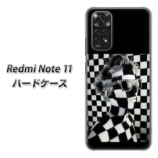 Redmi Note 11 高画質仕上げ 背面印刷 ハードケース【357 bk&wh】