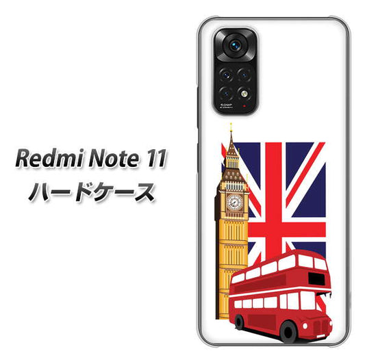 Redmi Note 11 高画質仕上げ 背面印刷 ハードケース【573 イギリス】