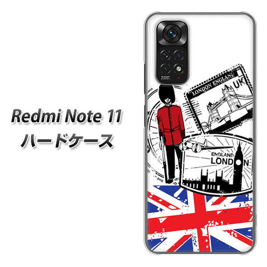 Redmi Note 11 高画質仕上げ 背面印刷 ハードケース【574 ＬＯＮＤＯＮ】