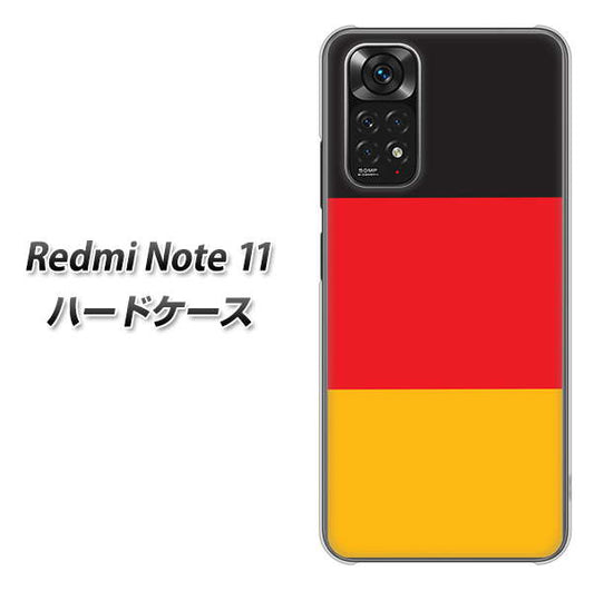 Redmi Note 11 高画質仕上げ 背面印刷 ハードケース【675 ドイツ】