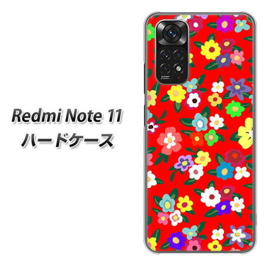 Redmi Note 11 高画質仕上げ 背面印刷 ハードケース【780 リバティプリントRD】