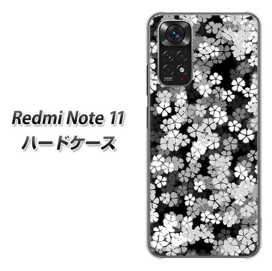 Redmi Note 11 高画質仕上げ 背面印刷 ハードケース【1332 夜桜】