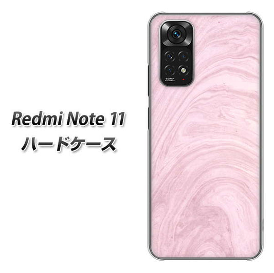Redmi Note 11 高画質仕上げ 背面印刷 ハードケース【KM873 大理石ラベンダー】