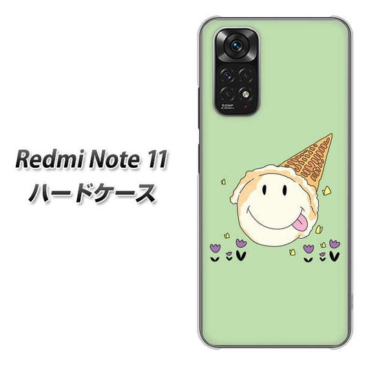 Redmi Note 11 高画質仕上げ 背面印刷 ハードケース【MA902 アイスクリーム】