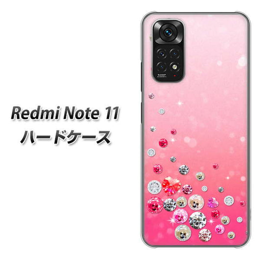 Redmi Note 11 高画質仕上げ 背面印刷 ハードケース【SC822 スワロデコ風プリント】