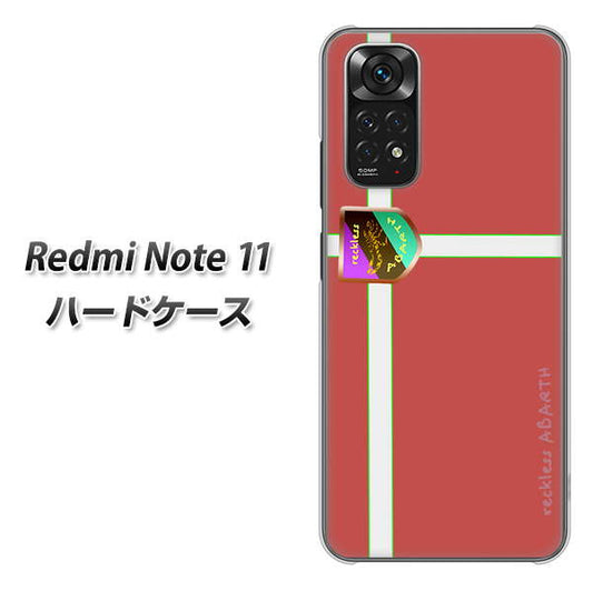 Redmi Note 11 高画質仕上げ 背面印刷 ハードケース【YC934 アバルト05】