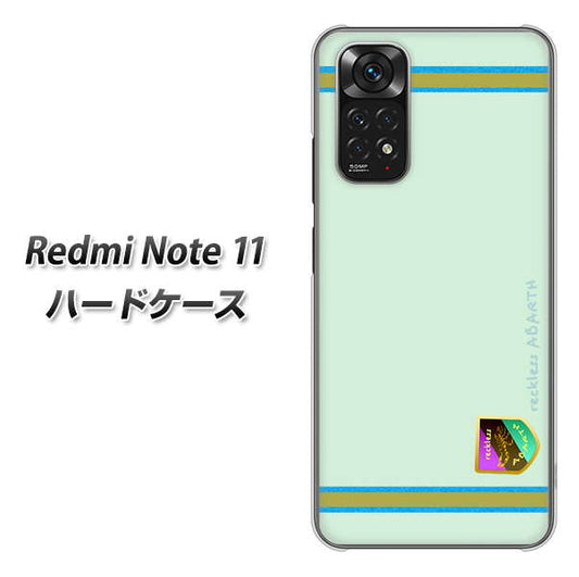 Redmi Note 11 高画質仕上げ 背面印刷 ハードケース【YC938 アバルト09】