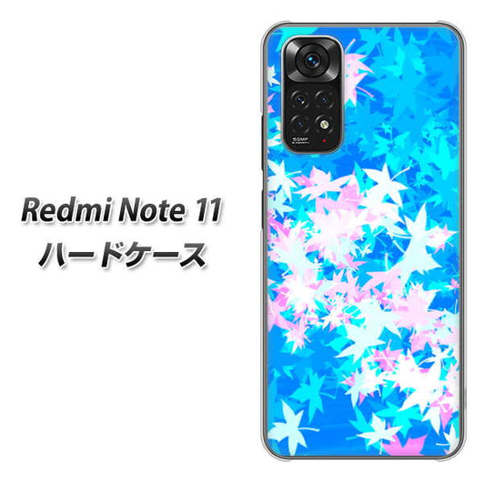 Redmi Note 11 高画質仕上げ 背面印刷 ハードケース【YJ290 デザインもみじ】
