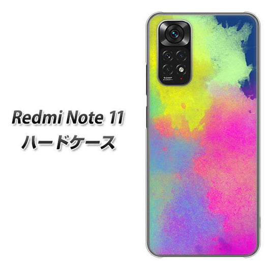 Redmi Note 11 高画質仕上げ 背面印刷 ハードケース【YJ294 デザイン色彩】