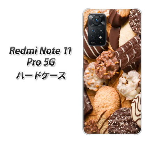 Redmi Note 11 Pro 5G 高画質仕上げ 背面印刷 ハードケース【442 クッキー mix】