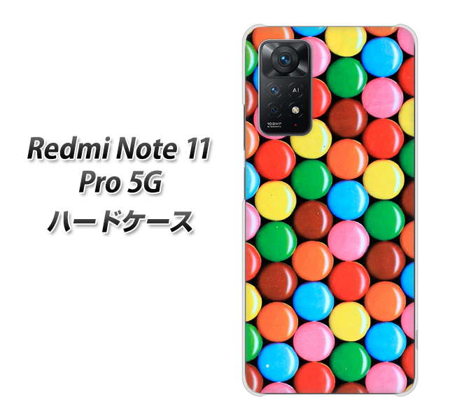 Redmi Note 11 Pro 5G 高画質仕上げ 背面印刷 ハードケース【448 マーブルチョコ】