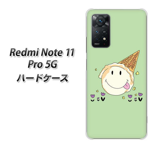 Redmi Note 11 Pro 5G 高画質仕上げ 背面印刷 ハードケース【MA902 アイスクリーム】