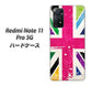 Redmi Note 11 Pro 5G 高画質仕上げ 背面印刷 ハードケース【SC806 ユニオンジャック ピンクビンテージ】