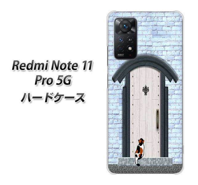 Redmi Note 11 Pro 5G 高画質仕上げ 背面印刷 ハードケース【YA951 石ドア01】
