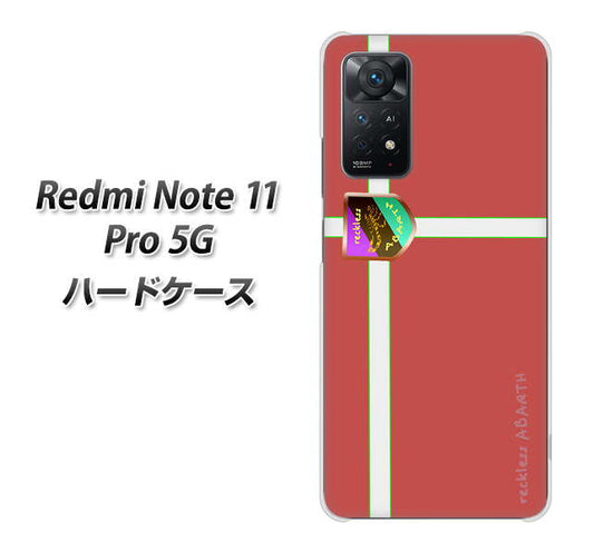 Redmi Note 11 Pro 5G 高画質仕上げ 背面印刷 ハードケース【YC934 アバルト05】