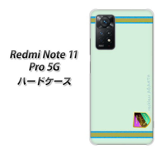 Redmi Note 11 Pro 5G 高画質仕上げ 背面印刷 ハードケース【YC938 アバルト09】