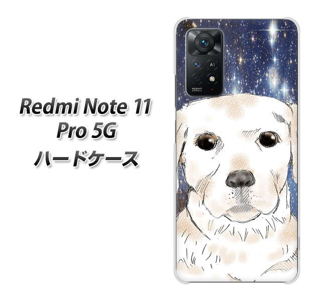 Redmi Note 11 Pro 5G 高画質仕上げ 背面印刷 ハードケース【YD820 ラブラドールレトリバー01】