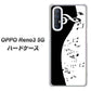 SoftBank OPPO Reno3 5G 高画質仕上げ 背面印刷 ハードケース【114 モノトーンのリズム】