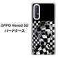 SoftBank OPPO Reno3 5G 高画質仕上げ 背面印刷 ハードケース【357 bk&wh】