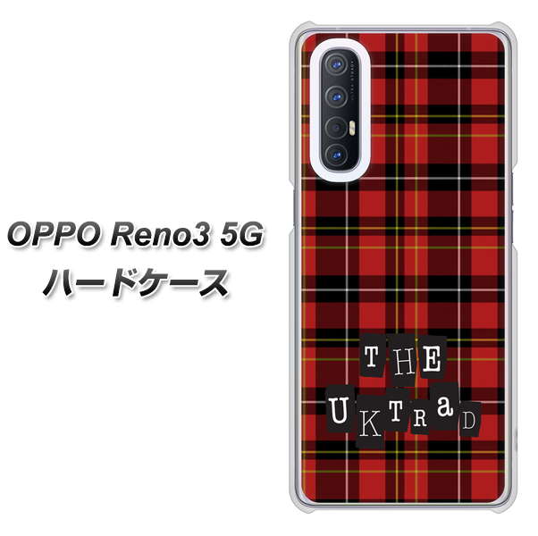 SoftBank OPPO Reno3 5G 高画質仕上げ 背面印刷 ハードケース【547 THEチェック】