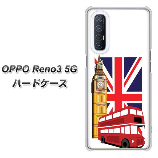 SoftBank OPPO Reno3 5G 高画質仕上げ 背面印刷 ハードケース【573 イギリス】