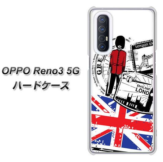 SoftBank OPPO Reno3 5G 高画質仕上げ 背面印刷 ハードケース【574 ＬＯＮＤＯＮ】