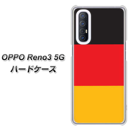 SoftBank OPPO Reno3 5G 高画質仕上げ 背面印刷 ハードケース【675 ドイツ】
