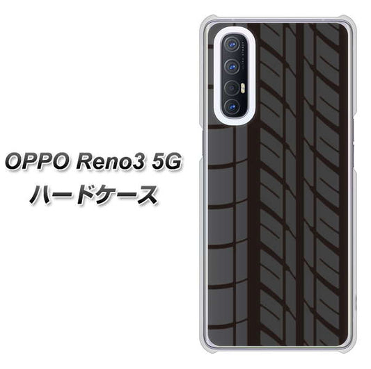 SoftBank OPPO Reno3 5G 高画質仕上げ 背面印刷 ハードケース【IB931 タイヤ】