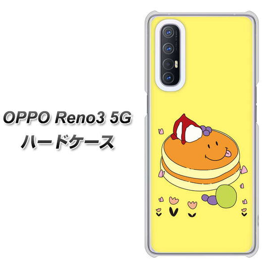 SoftBank OPPO Reno3 5G 高画質仕上げ 背面印刷 ハードケース【MA901 パンケーキ】