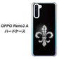 SIMフリー OPPO Reno3 A 高画質仕上げ 背面印刷 ハードケース【042 ラインストーン風の印刷ゴージャスユリ】