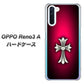 SIMフリー OPPO Reno3 A 高画質仕上げ 背面印刷 ハードケース【249 クロスレッド】