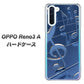 SIMフリー OPPO Reno3 A 高画質仕上げ 背面印刷 ハードケース【286 3D 音符】