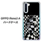 SIMフリー OPPO Reno3 A 高画質仕上げ 背面印刷 ハードケース【357 bk&wh】