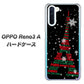 SIMフリー OPPO Reno3 A 高画質仕上げ 背面印刷 ハードケース【525 エッフェル塔bk-cr】