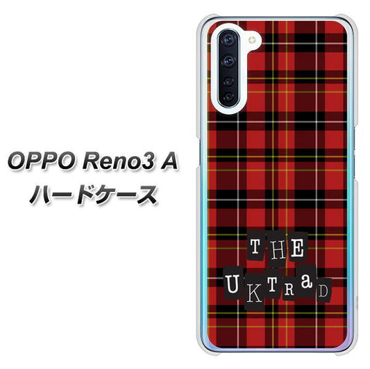 SIMフリー OPPO Reno3 A 高画質仕上げ 背面印刷 ハードケース【547 THEチェック】